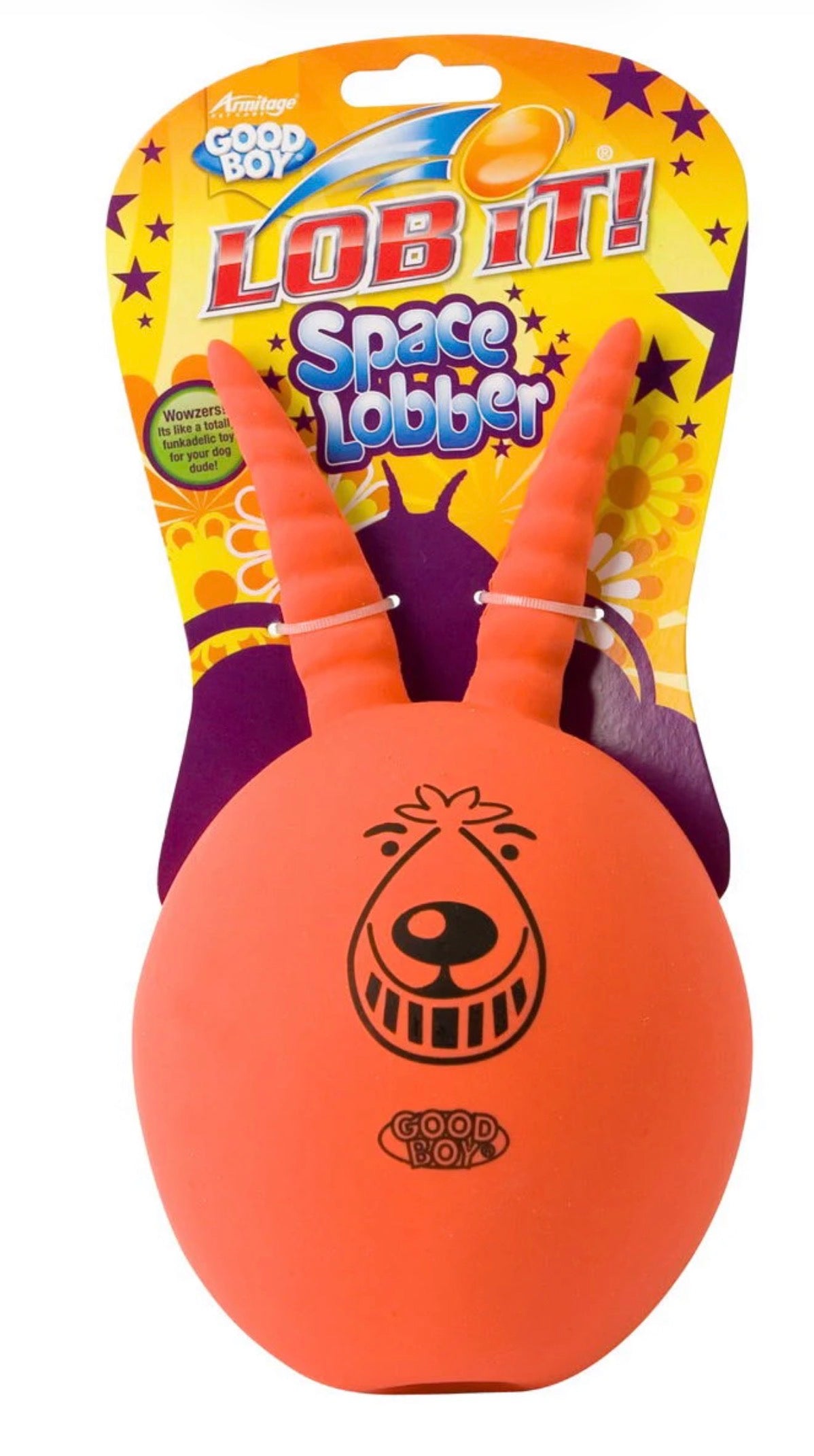 Good Boy Lob It Space Lobber Latex 4.5inch Dog Toy