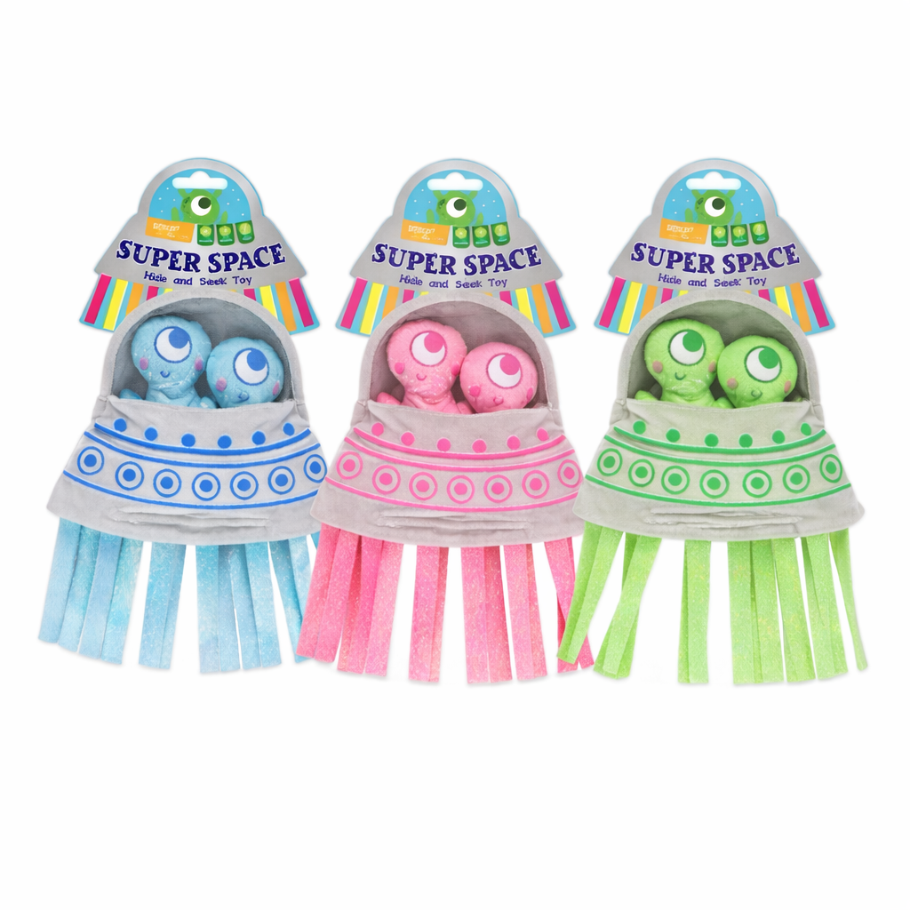 Spaceship Burrow Dog Toy