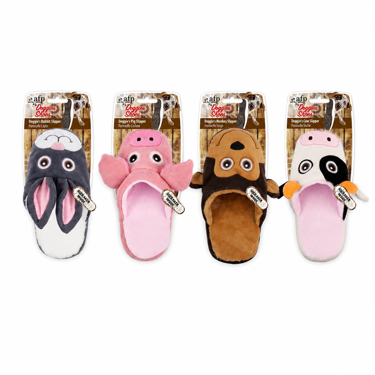 All For Paws Plush Dog Animal Slipper Toy