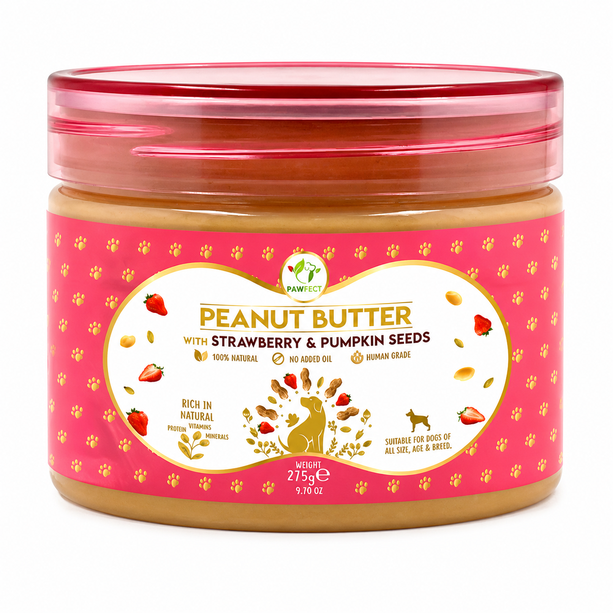 Pawfect Dog Friendly Flavoured Peanut Butter 275g