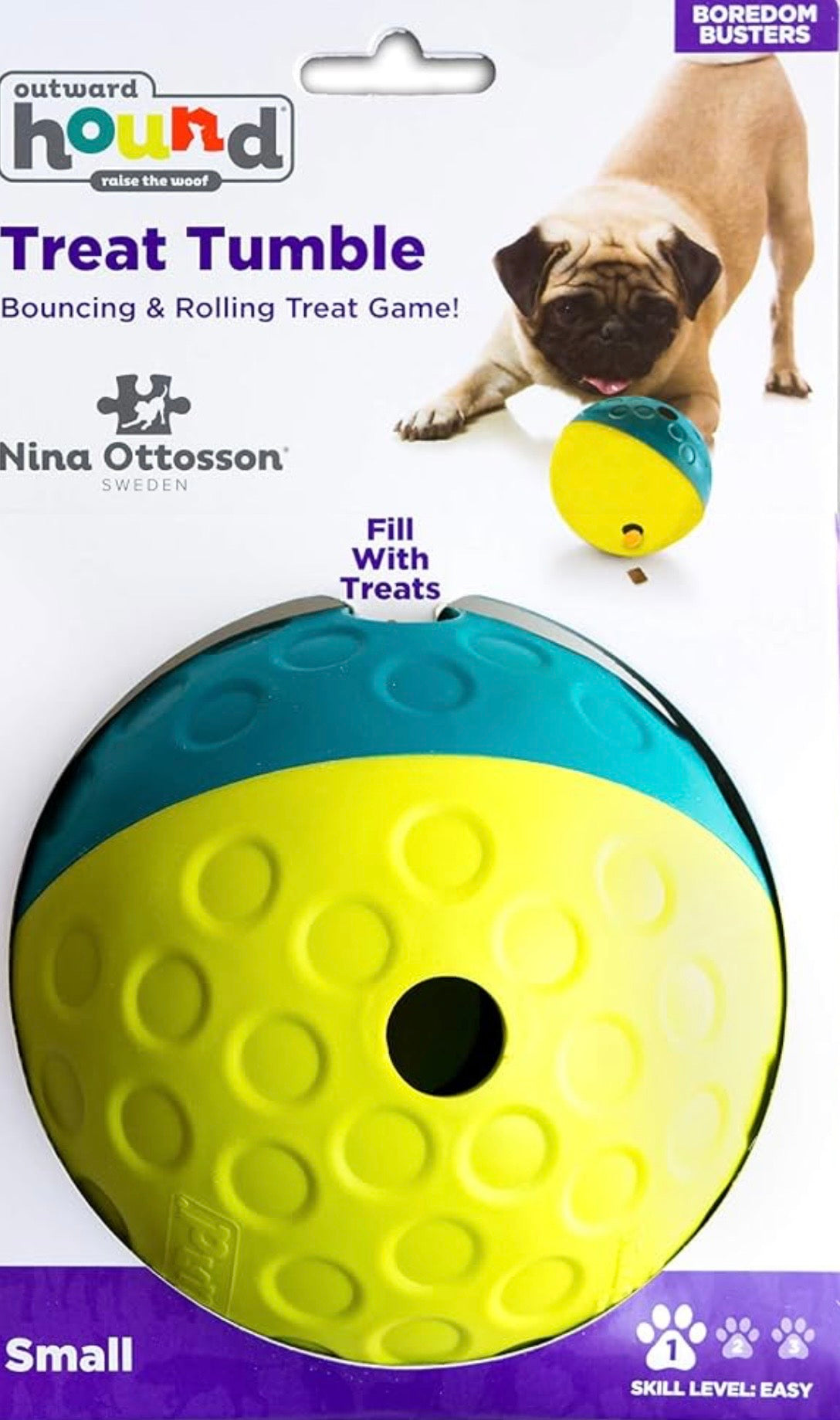 Nina Ottossan Outward Hound Treat Dispenser Ball