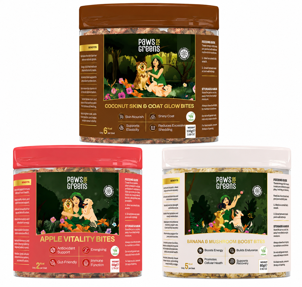 Pawfect Paws For Green Freeze Dried Dog Treats- Three Flavours Available
