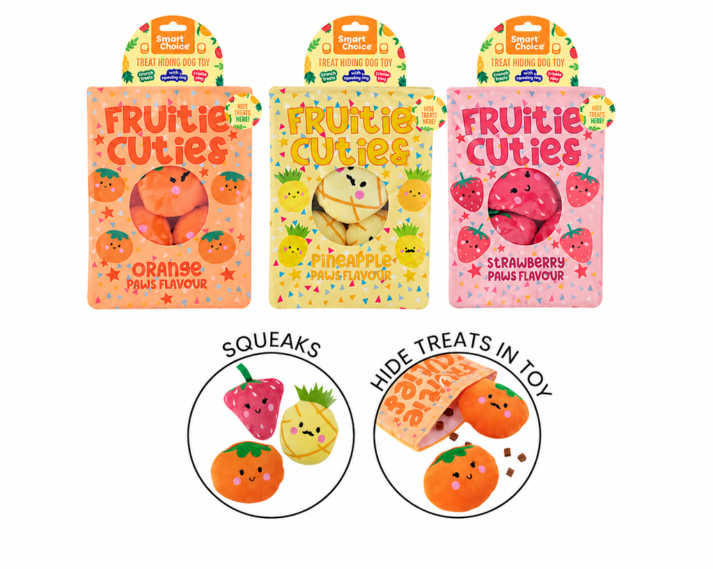Smart Choice Fruit Burrow Toys