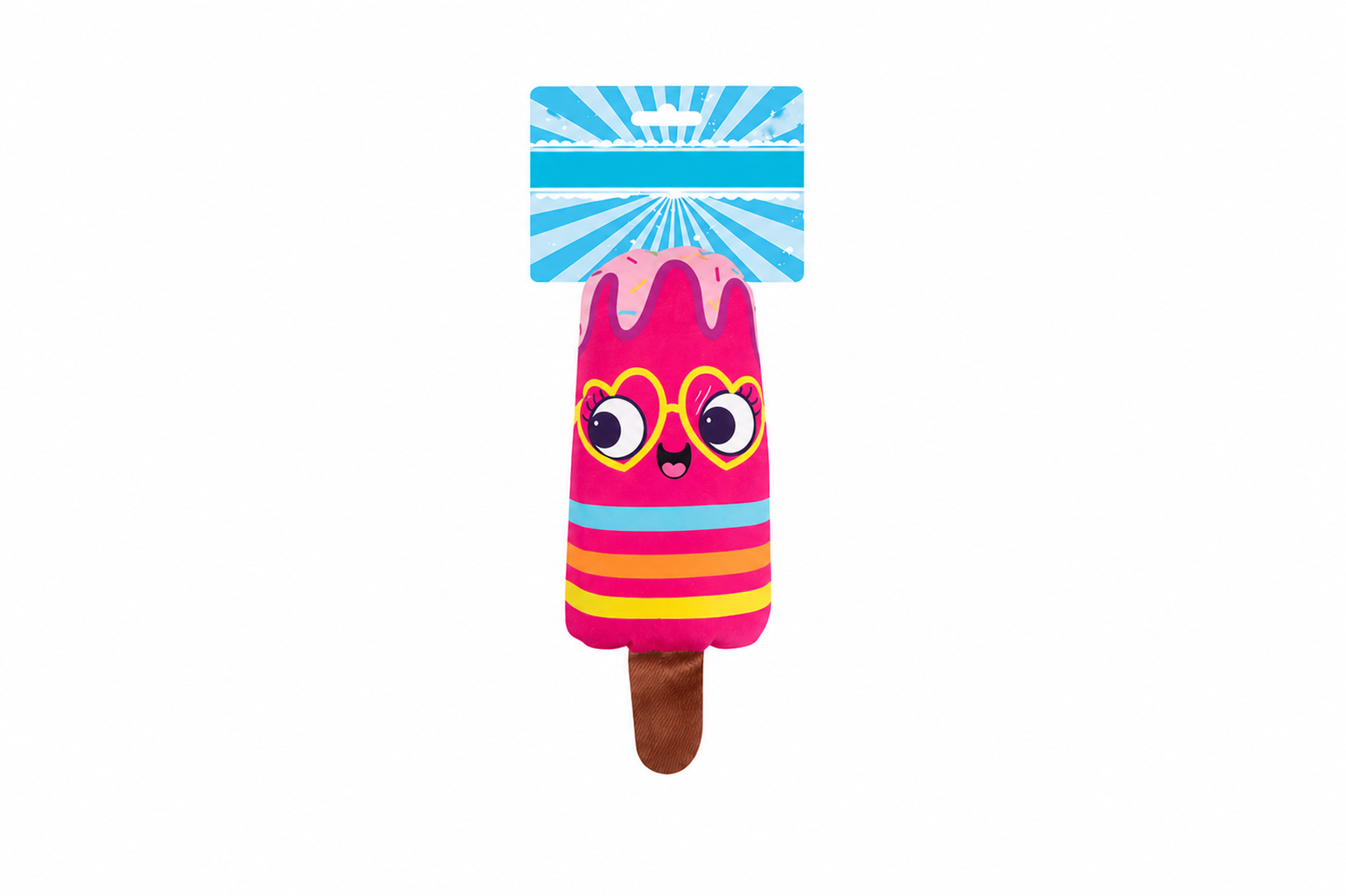 Smart Choice Squeaky Plush Cooling Lolly Dog Toy