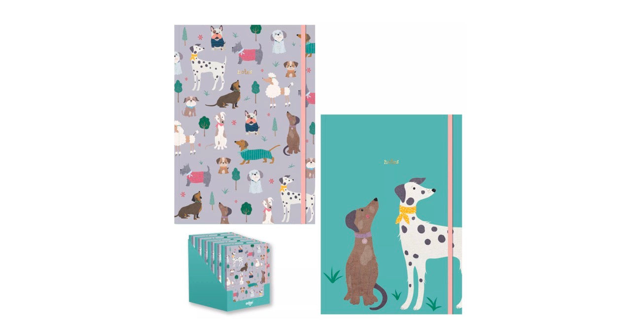 Dog Themed A4 & A5 Lined Notebooks