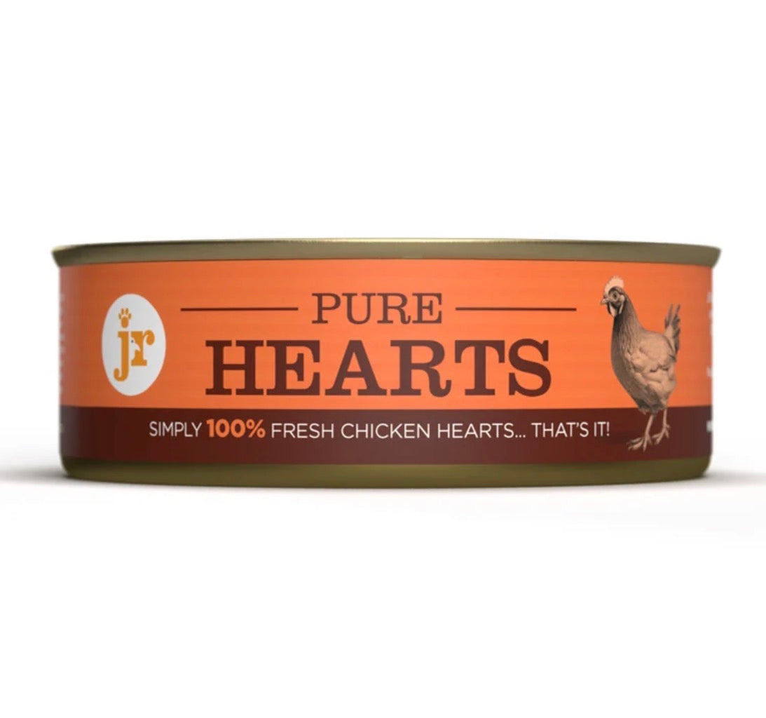 JR Pet Product 80g Topper Tins- Mixed Flavours- Fish, Beef, Ostrich & Kangaroo 100% Meat