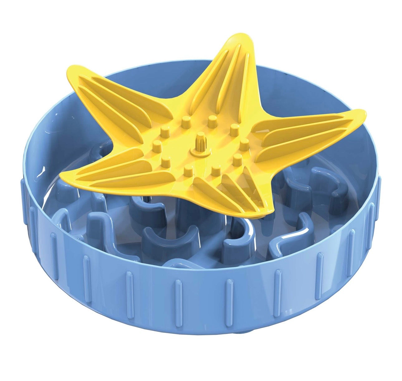 Happy Pet Slow Feeder Rotating Dog Enrichment 2 in 1 Bowl