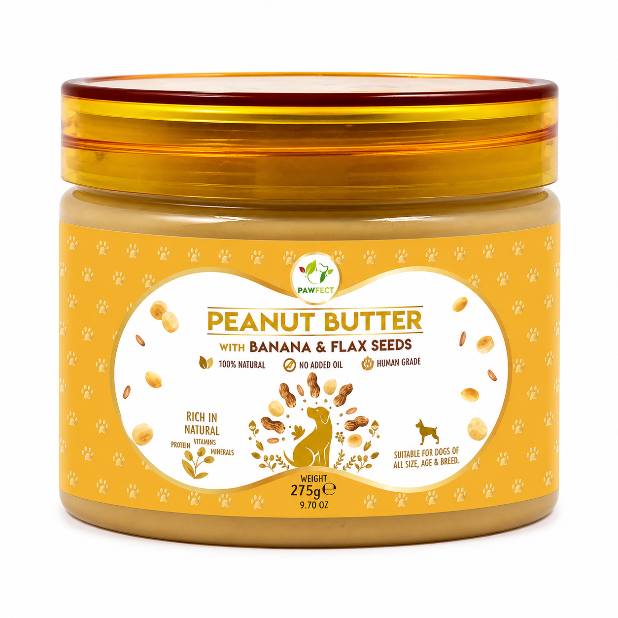 Pawfect Dog Friendly Flavoured Peanut Butter 275g