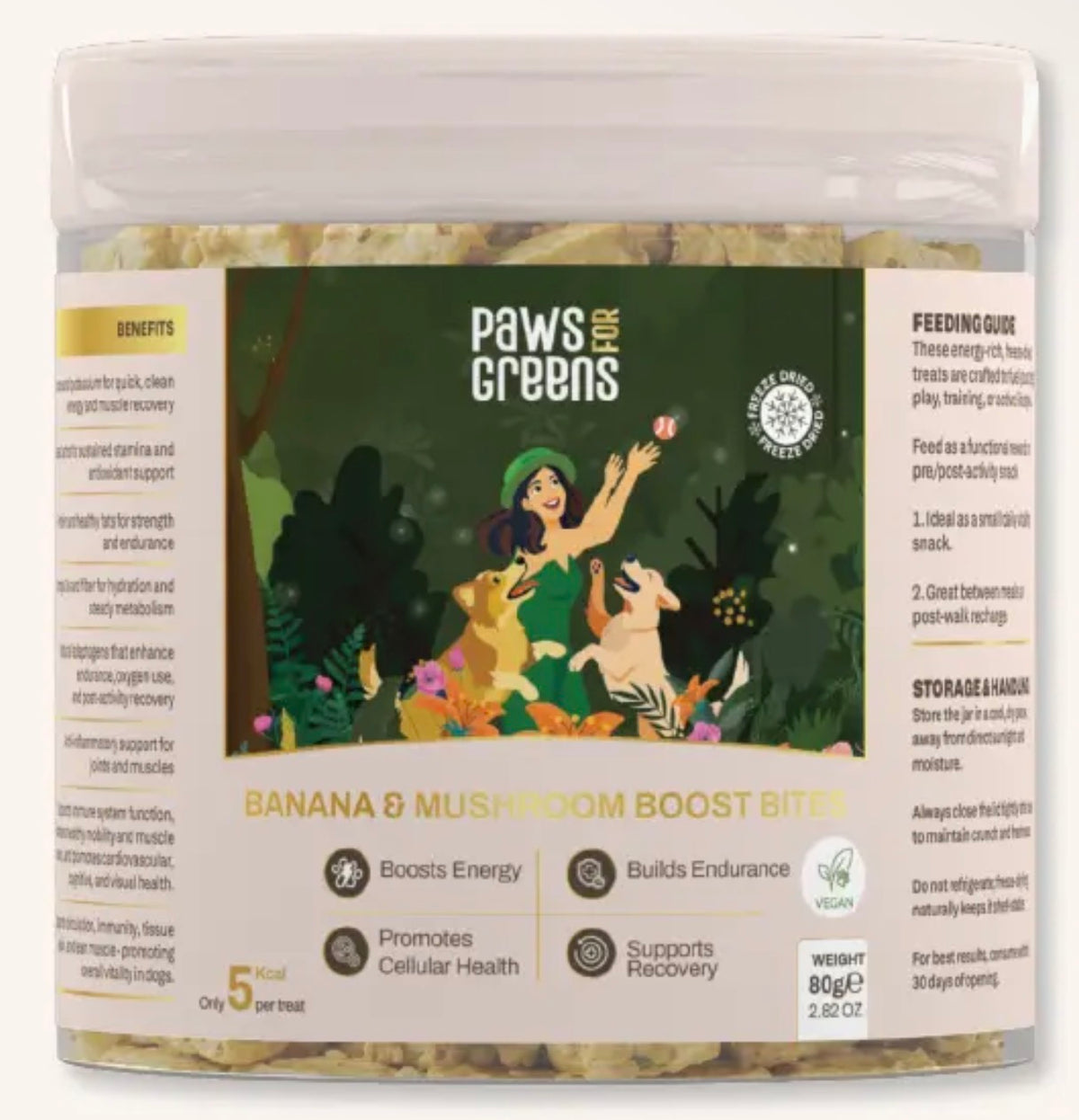 Pawfect Paws For Green Freeze Dried Dog Treats- Three Flavours Available