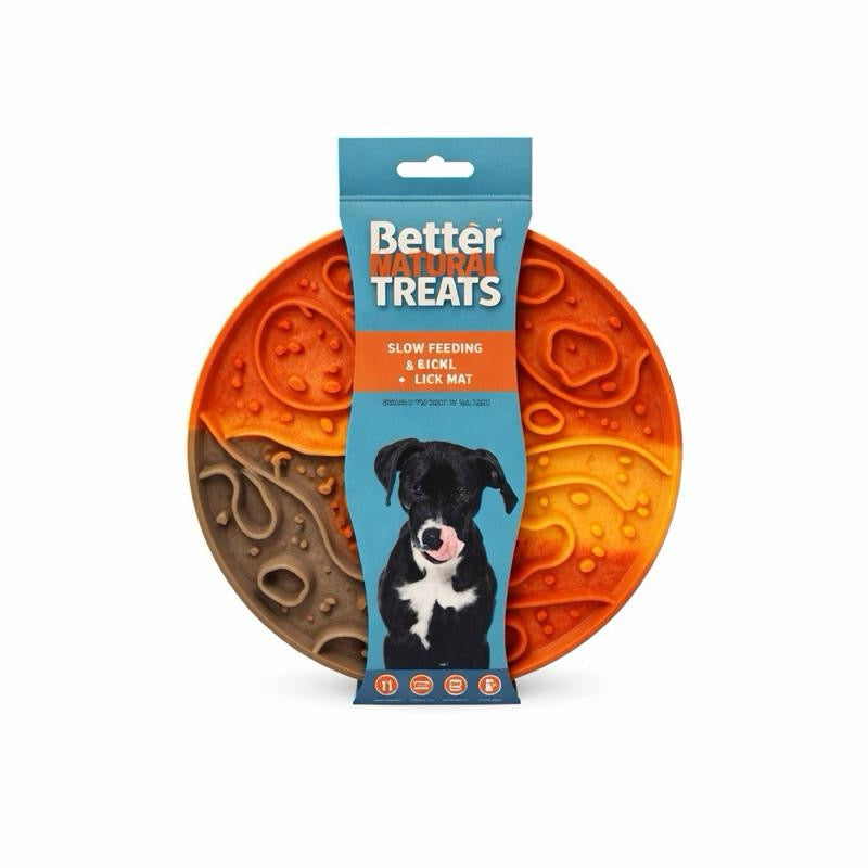 Better than Natural 2 in 1 Slowfeeder & Lickmat Mars Dog Enrichment Bowls
