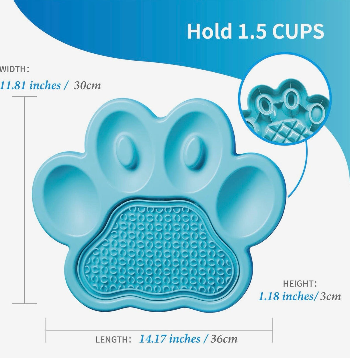Pet Dreamhouse Large Slowfeeder Lickmat Bowl