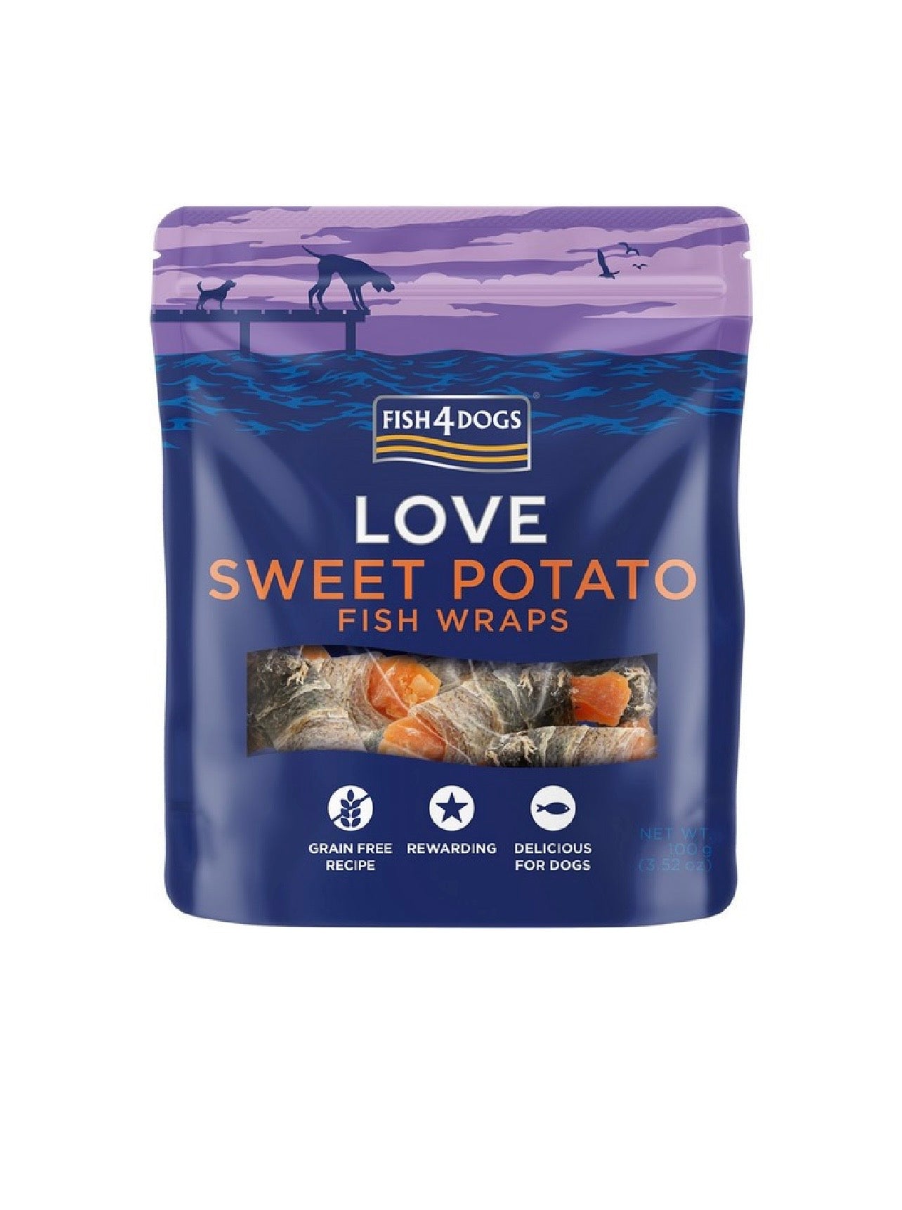 Fish4dogs- Fish & Fruit Wrapped Dog Treats