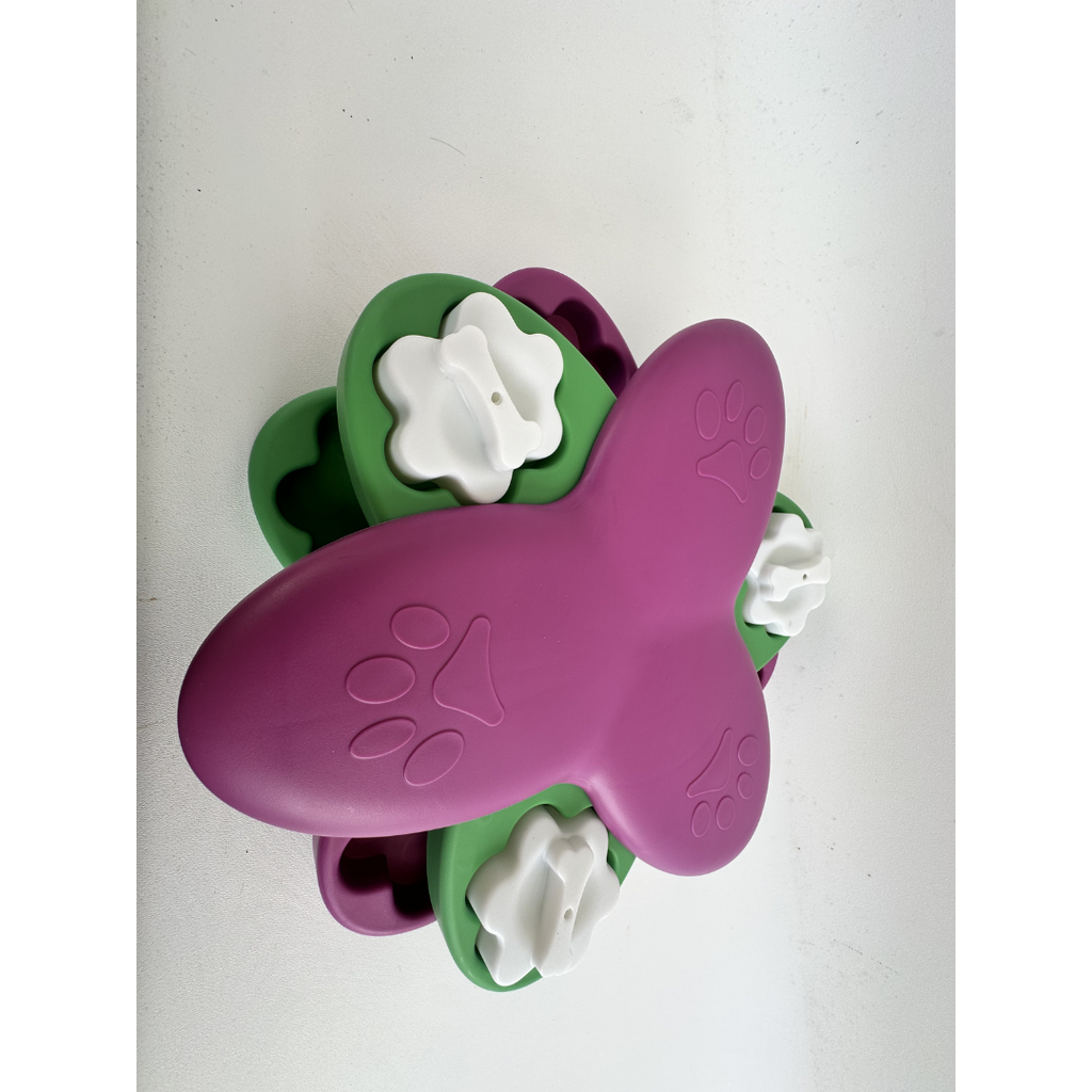 Flower dog enrichment puzzle game