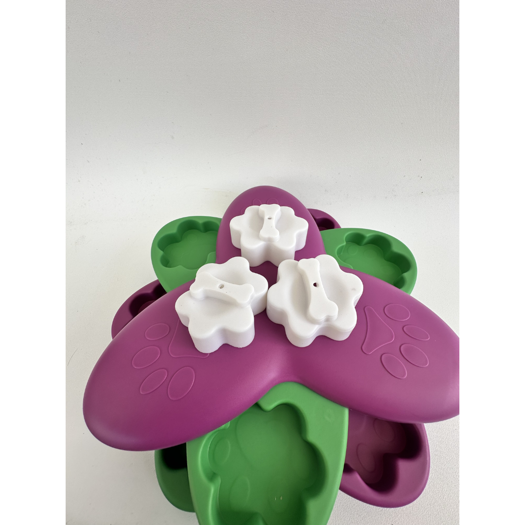Flower dog enrichment puzzle game