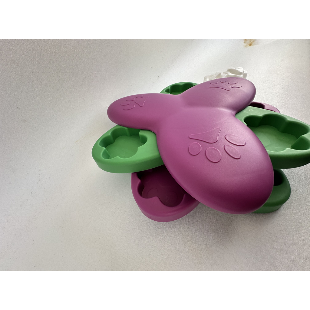 Flower dog enrichment puzzle game