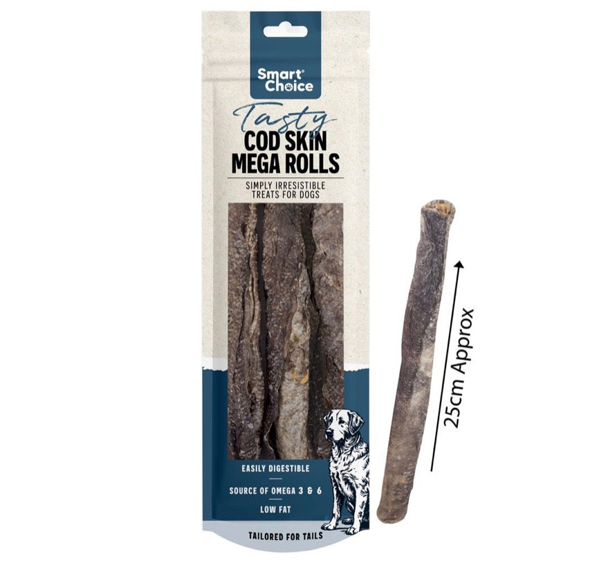 Cod Skin Rolls 3 Pack 100% Cod Skin