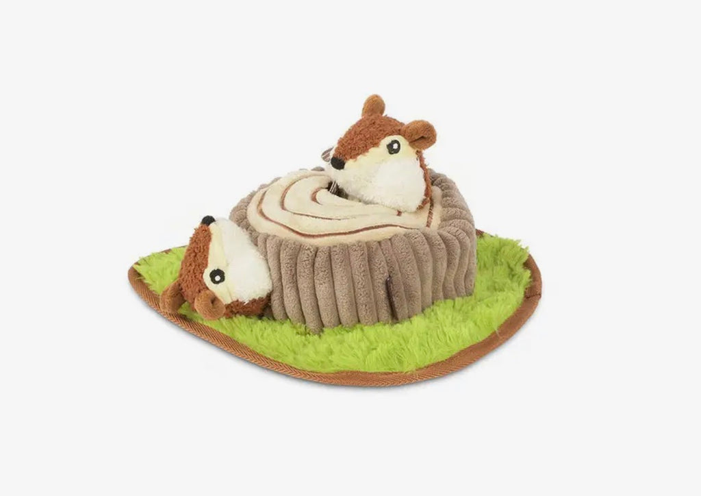 Fuzzyard Forest Friends Burrow Plush Enrichment Toy
