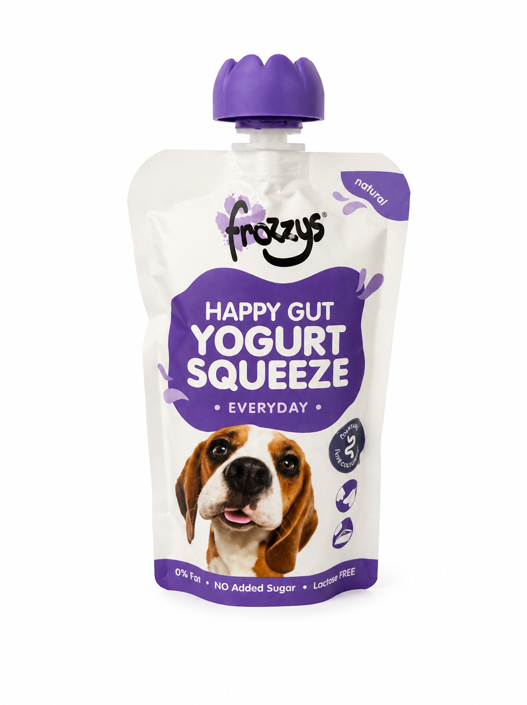 Frozzys Yoghurt Squeeze Pouch Dog Treat 115g