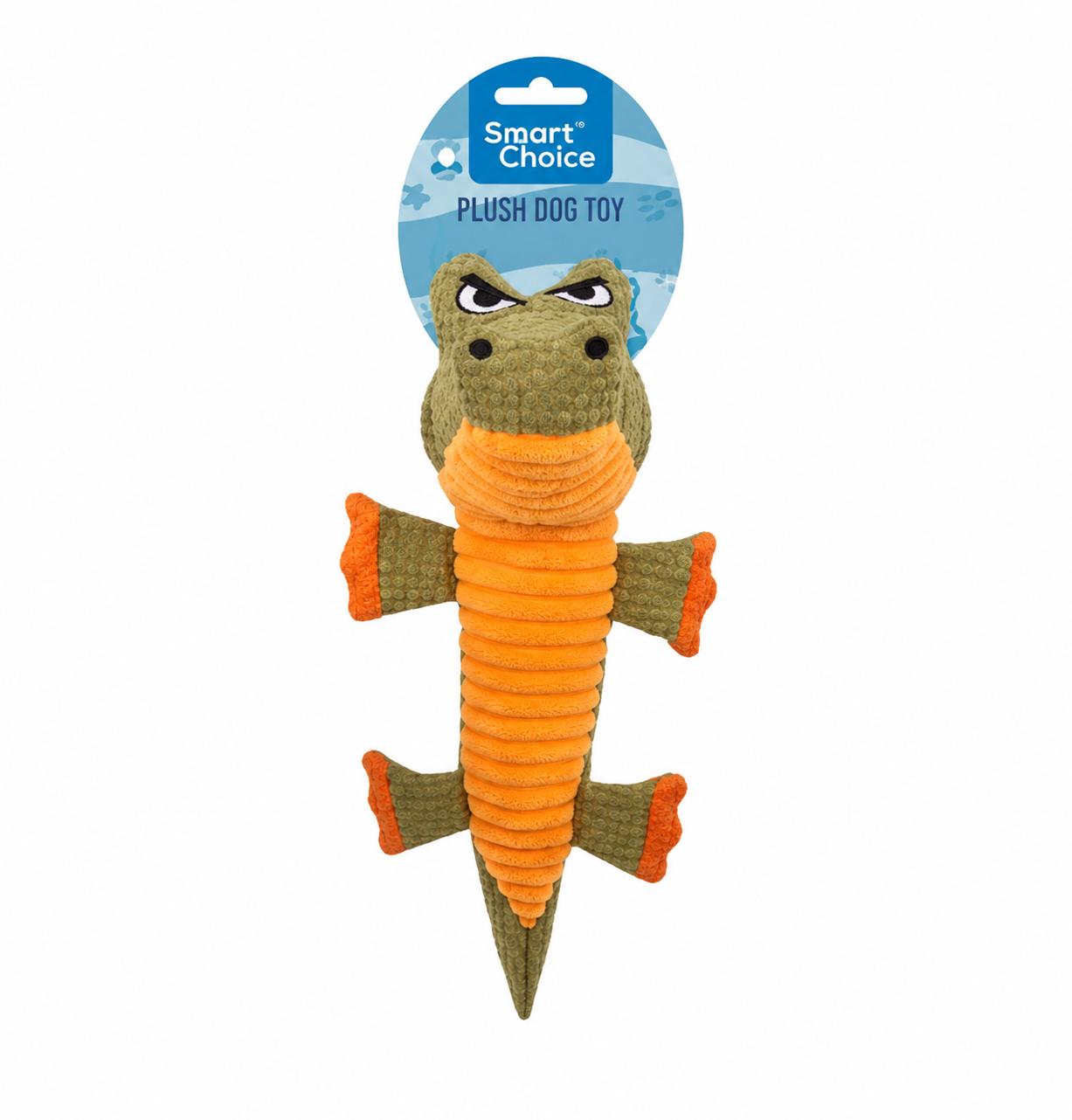 Bottle Crunch Crocodile & Wing Flip Hammerhead Shark Plush Dog Toy