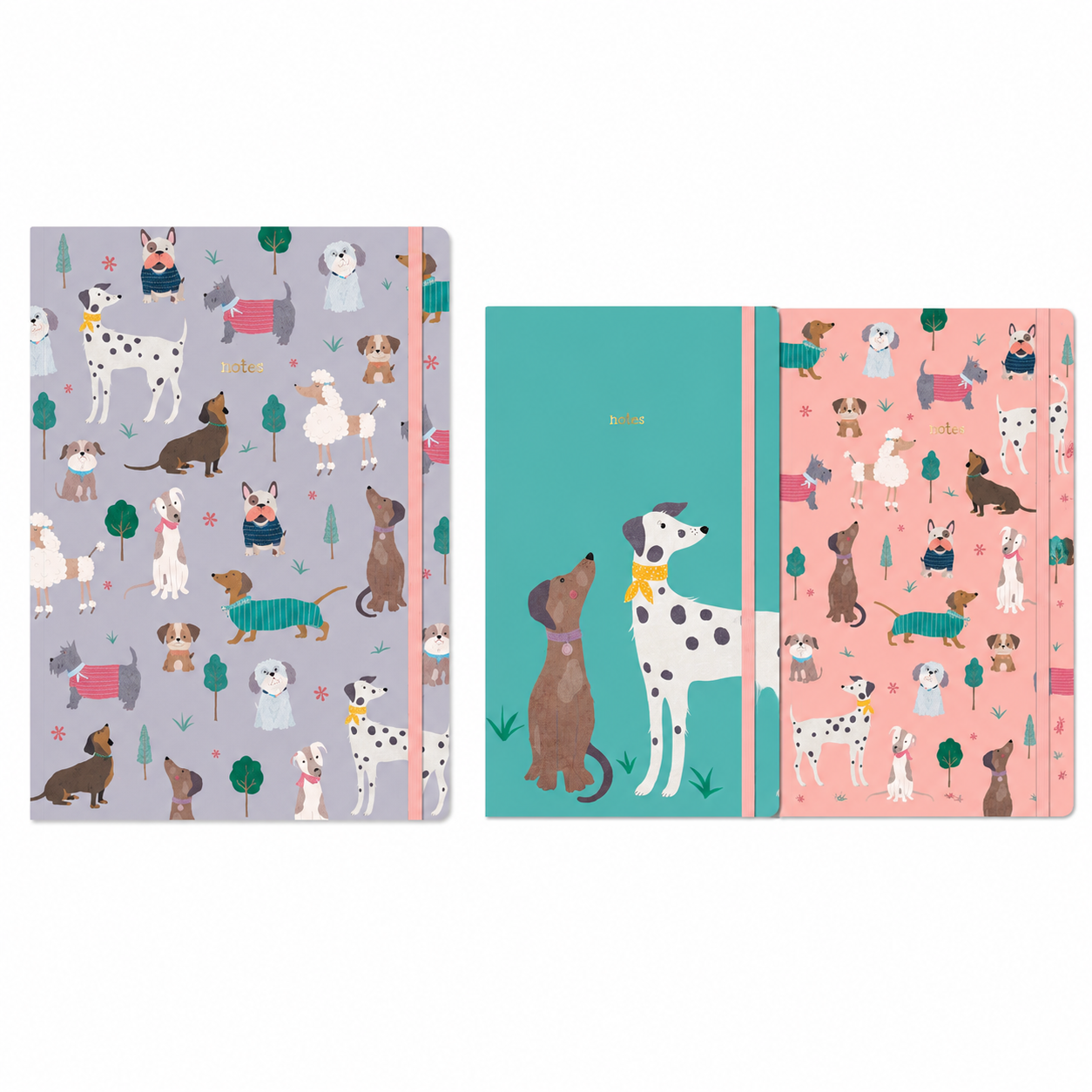 Dog Themed A4 & A5 Lined Notebooks